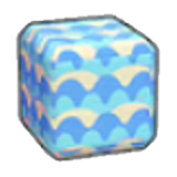 Overlapping waves print