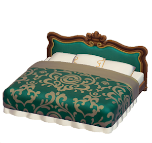 White Antique bed
