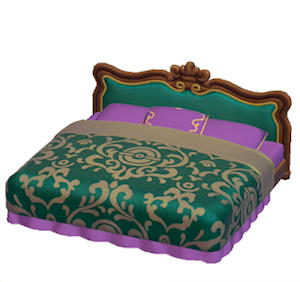 Purple Antique bed