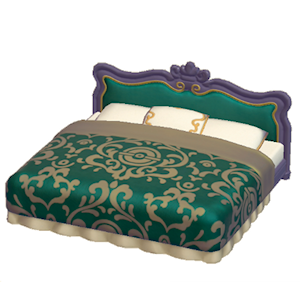 Plum Antique bed