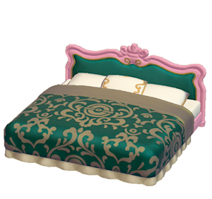 Pink Antique bed