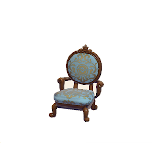 Cyan Antique chair