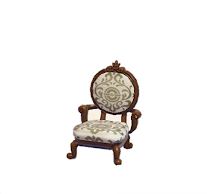 White Antique chair