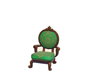 Green Antique chair