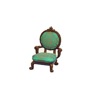 Aquamarine Antique chair