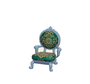 Cyan Antique chair