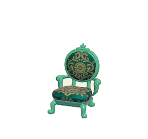 Aquamarine Antique chair