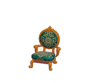 Orange Antique chair