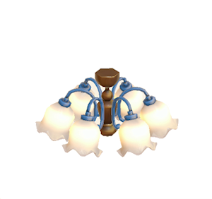 Blue Antique chandelier