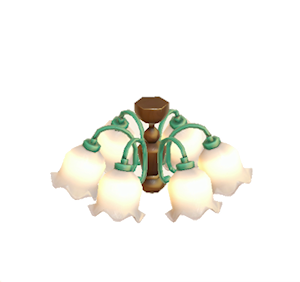Aquamarine Antique chandelier