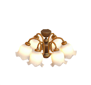 Orange Antique chandelier