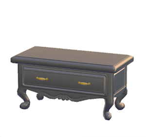 Black Antique chest