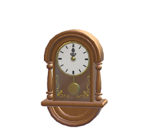 Brown Antique clock