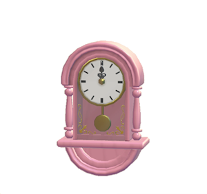 Pink Antique clock