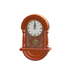 Red Antique clock