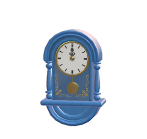 Blue Antique clock