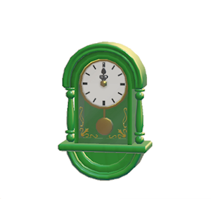 Green Antique clock