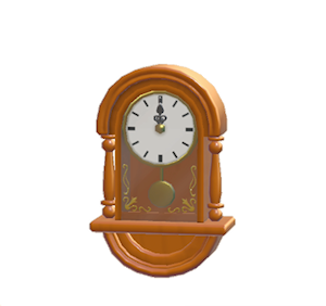 Orange Antique clock