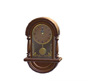 Brown Antique clock