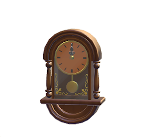 Orange Antique clock