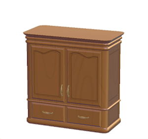 Brown Antique closet