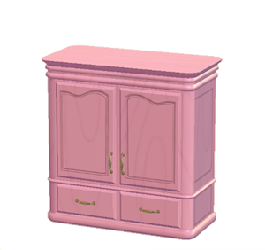 Pink Antique closet