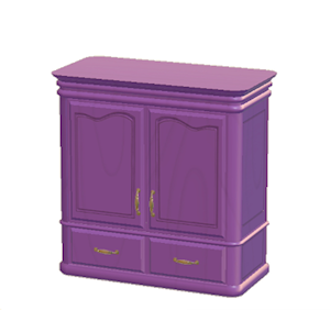 Purple Antique closet