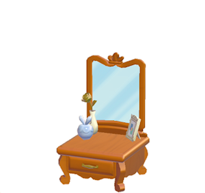 Orange Antique dresser