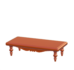 Red Antique table
