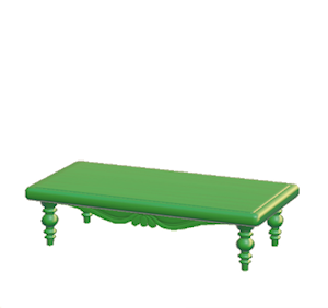 Green Antique table
