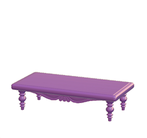 Purple Antique table