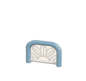 Gray Arched barrier (leaf pattern)