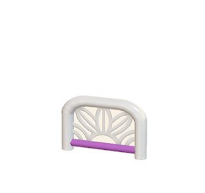 Purple Arched barrier (leaf pattern)