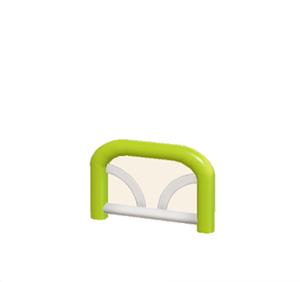 Lime Arched barrier
