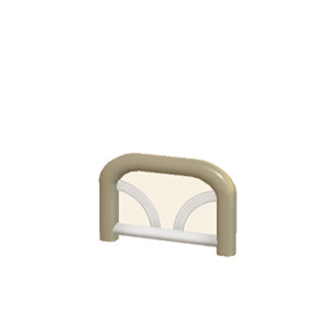 Beige Arched barrier