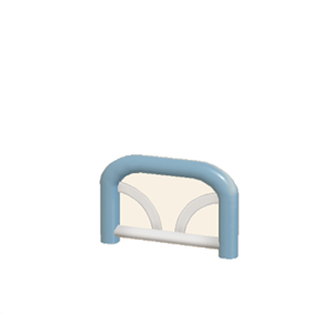 Gray Arched barrier