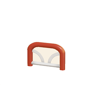 Red Arched barrier