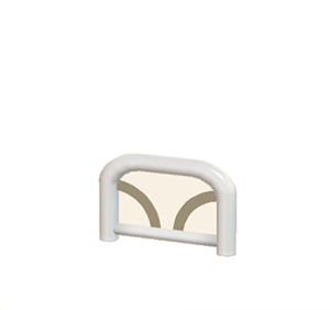 Beige Arched barrier