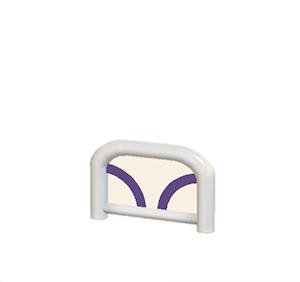 Plum Arched barrier