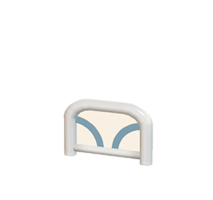 Gray Arched barrier