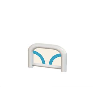 Blue Arched barrier