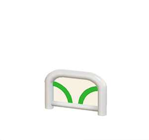 Green Arched barrier