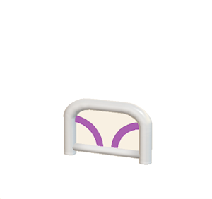 Purple Arched barrier
