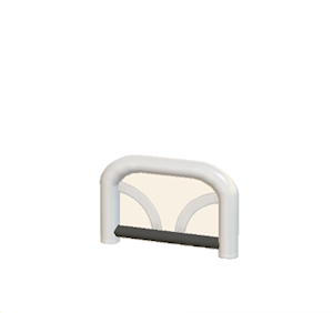 Black Arched barrier