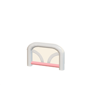 Pink Arched barrier