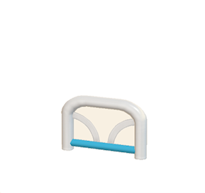 Blue Arched barrier