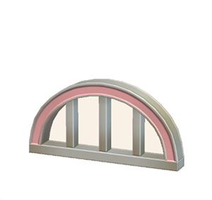 Pink Arched fencing