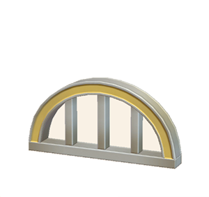 Yellow Arched fencing