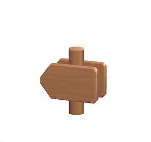 Brown Arrow sign