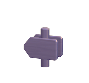 Plum Arrow sign